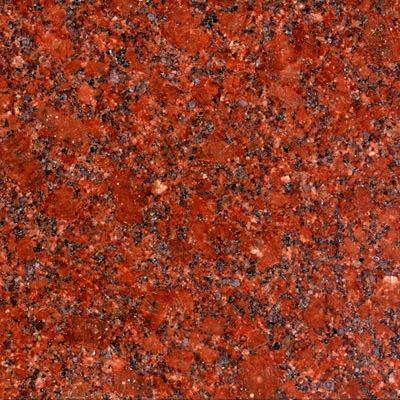 Square Polish Gem Red Granite Tiles, for Flooring, Feature : Heat Resistant