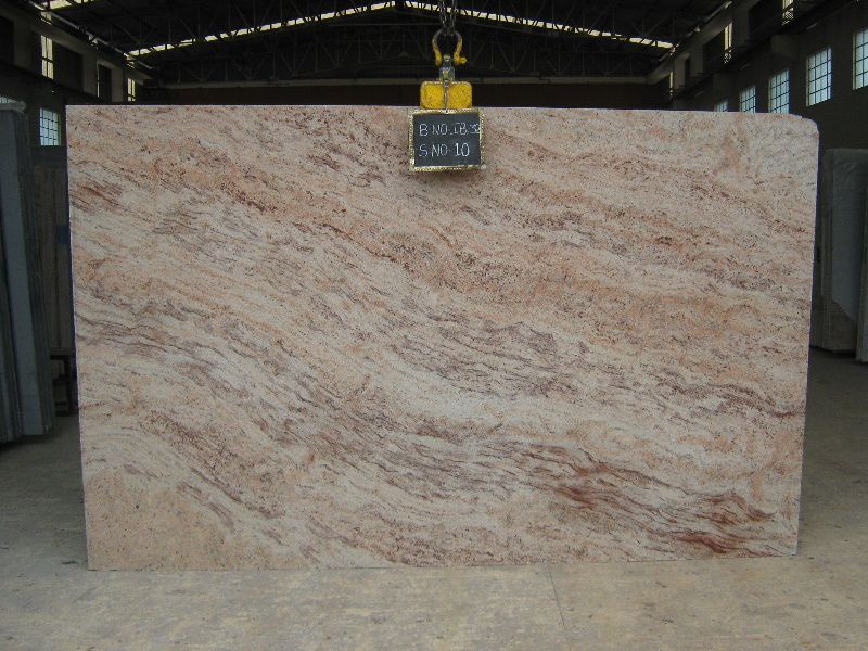 Polished Ivory Brown Granite Slabs, for Flooring