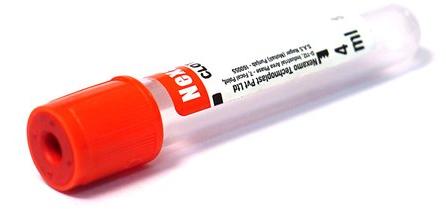 Plastic Vacuum Blood Collection Tube, Size : 3 ml