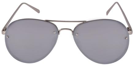Metal Aviator Sunglasses, Size : Large (58-17-145)