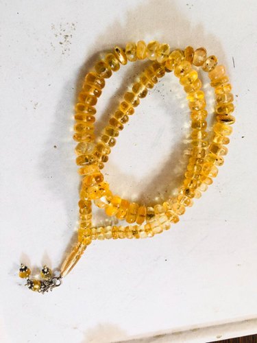 Amber Beads, Color : yellow