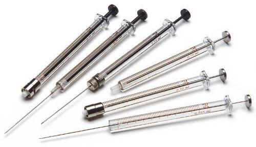Stainless Steel HPLC Syringe, Size : 1 - 20 ml