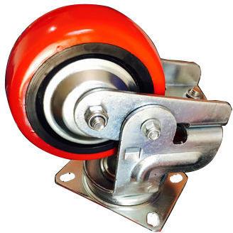 Walksum MS Shock Absorbing Casters, Shape : Round