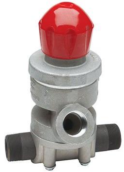 Steel abrasive metering valves