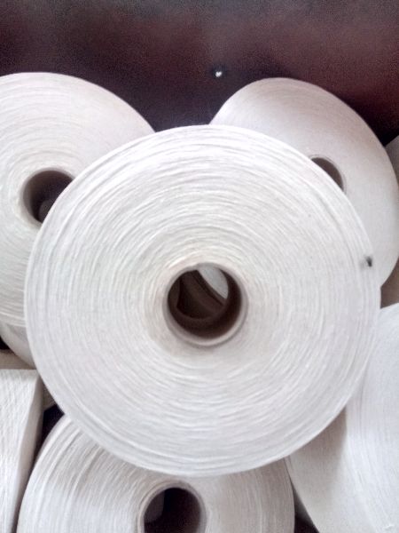 Polyester/Cotton Blended polyester cotton yarns, for Weaving, Feature : Recycled, Regular