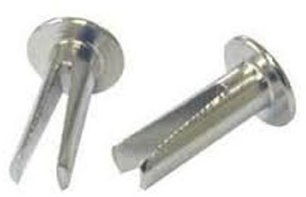 Stainless Steel Bifurcated Rivets, Length : 0-15 mm, 20-50 mm