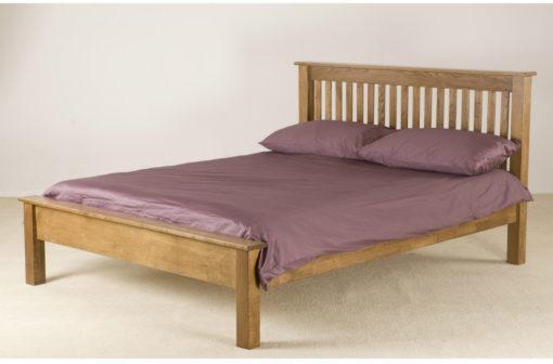 Oakwood bed, Size : 66Wx78L inches (Mattress size)