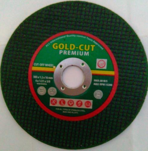 Round Polished Alloy Steel Cutting Wheels, Feature : Durable, Fine Finish, Rust Proof, Color : Green