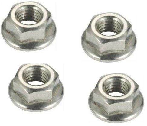 Polished Mild Steel Flange Nuts, for Electrical Fittings, Furniture Fittings, Certification : ISI Certified