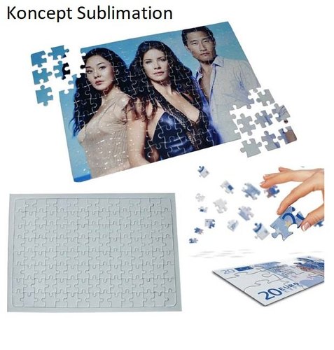 Sublimation Cardboard Puzzle, Color : White