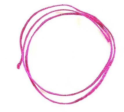 Polyster Rakhi Cord, Color : Pink Color