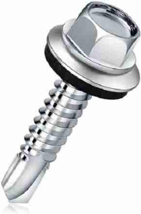Stainless Steel Self stapping screw, for Door Fitting, Hardware Fitting, Thread Type : Half Threaded