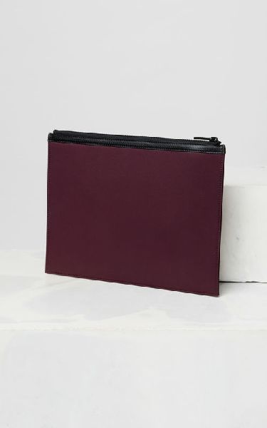 Polished Plain PU Leather Credit Card Pouch, Color : Black