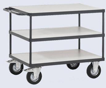 Vimal Stainless Steel Multi Shelf Trolley, Capacity : 300-1500kg