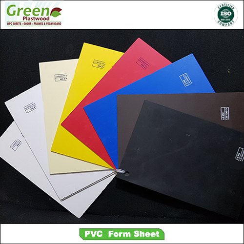 Green Plastwood Plain PVC Foam Sheet, Size : Customize