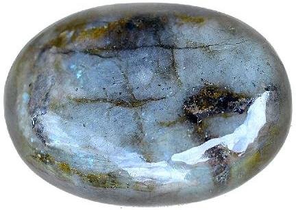 A Grade Flash Polished Labradorite Worry Stone