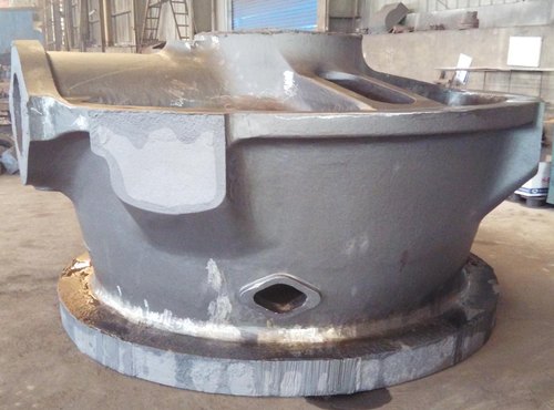 Mild Steel Industrial Cone Crusher Casting, Color : Silver