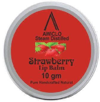 Awiclo Strawberry Lip Balm, Packaging Type : Plastic Box