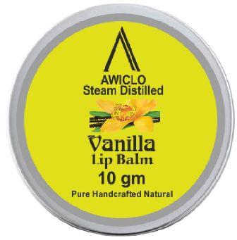 Awiclo Vanilla Lip Balm, Packaging Type : Plastic Box
