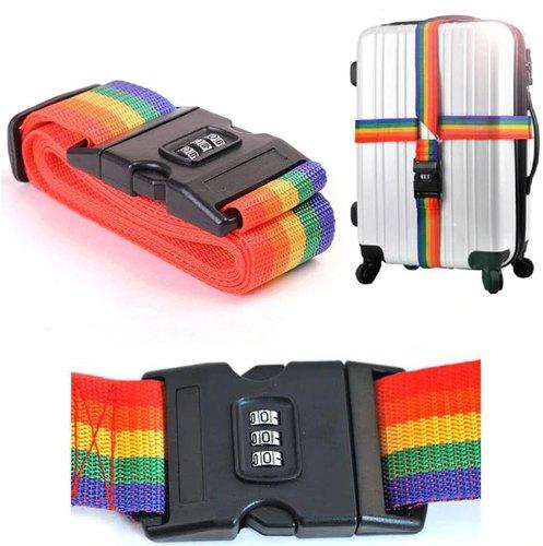 Luggage Belt, for travel safety, Color : multi