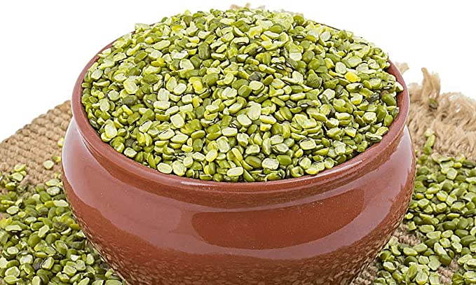 Chilka Moong Dal, for Cooking, Color : Green