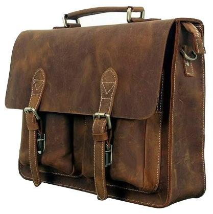 Men Leather Doctor Bag, Color : Brown