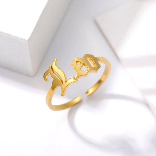 Luxury brings Zodiac Sign Ring, Color : Silver/gold/rose Gold