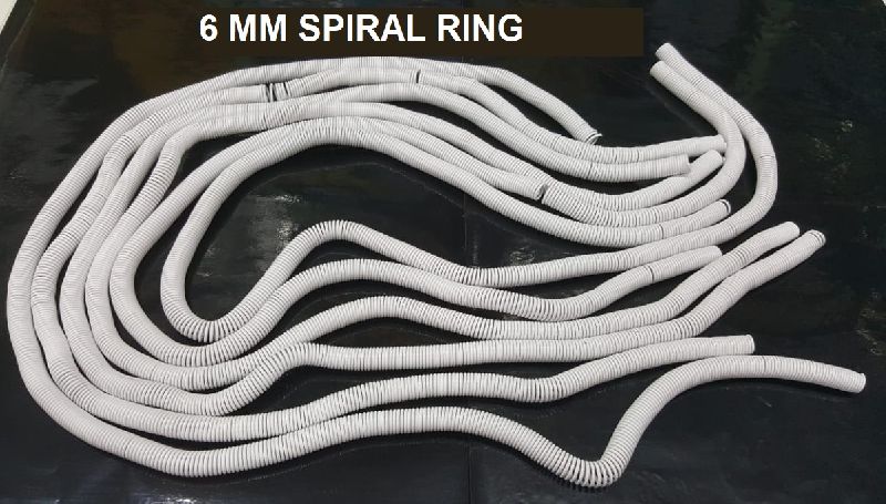 6 MM PVC SPIRAL RING FOR BOOK BINDING