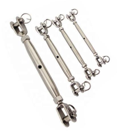 Kanvya Stainless Steel Turnbuckle, Size : M3, M4, M5, M6, M8, M10