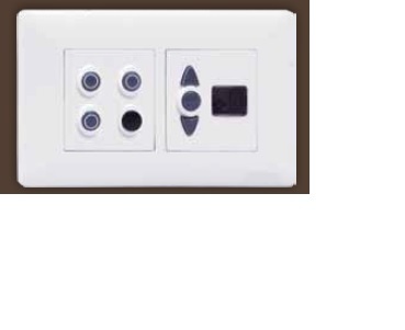Crabtree Plastic Electronic Switch Board, Color : White