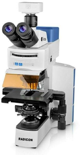 Radicon-Trinocular Fluorescence Research Microscope (Premium-9000 RFT Optima LED)