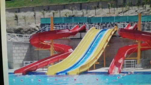 Fibreglass FRP Wide Slide, Color : Red