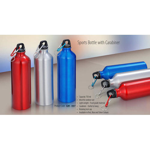 Sports Water Bottle, Color : Red, Blue, Silver, White