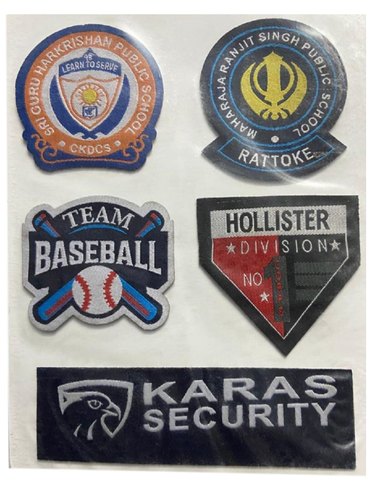 Polyester Garment Embroidery Patch, Pattern : Embroidered
