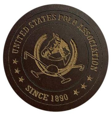 Leather Garment Patch, Color : Brown