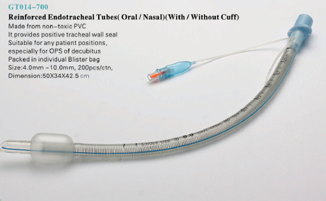 Reinforced Endotracheal Tube, for Medical Use, Packaging Type : Plastic Packets