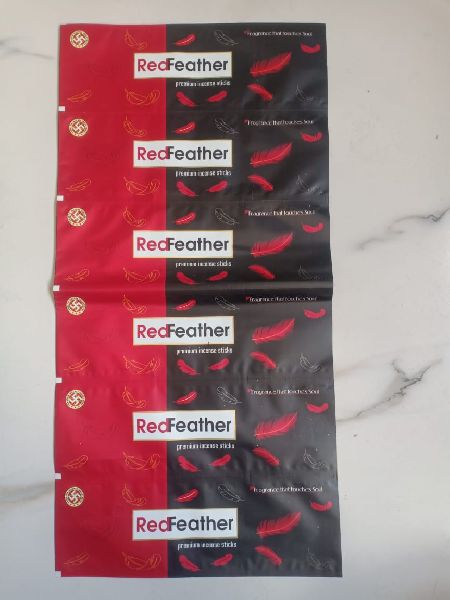 Charcoal Red Feather Incense Stick, for Aromatic, Religious, Length : 15-20 Inch