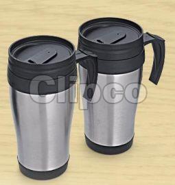 Round Travel Mug, for Drinkware, Gifting, Home Use, Style : Modern
