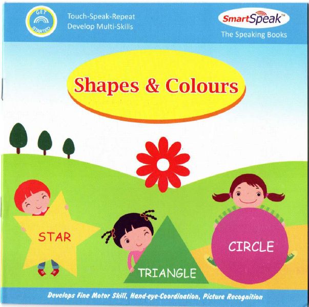 Printed Shapes & Colours Book, Size : Standard