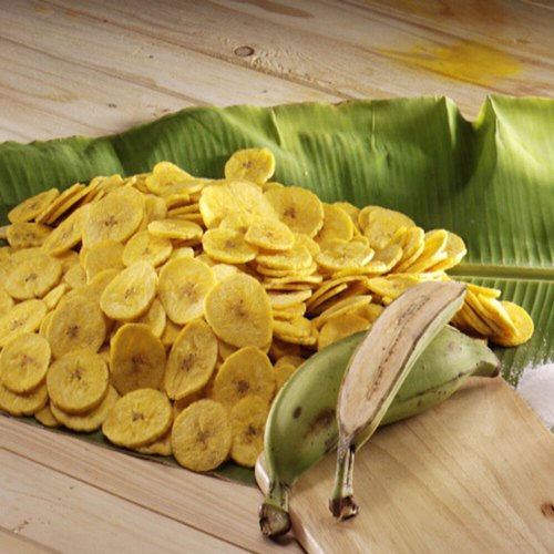 Yellow Banana Chips, for Snacks, Taste : Crunchy