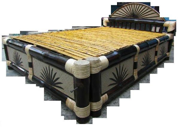 Rectangular Polished King Size Bamboo Bed, for Home, Hotel, Feature : Durable, Easy To Place