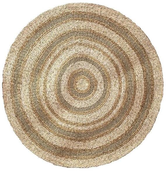 Rectangular Seagrass Floor Mat, for Home, Hotel, Office, Pattern : Plain