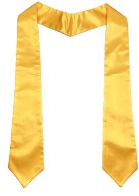 Shivigowear Plain satin Graduation Stoles, Size : 66, 5 width