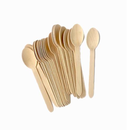 Plain Areca Leaf Spoon, Color : Natural