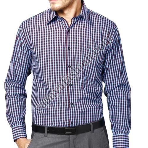 Men's Fashion Cotton Check Shirt, Size: M, L and XL at Rs 500 in Ahmedabad