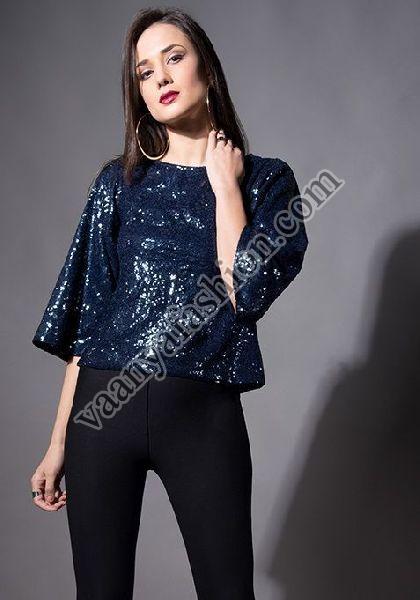 Party Wear Tops, Technics : Attractive Pattern, Sleeve Type : Bell Sleeve  at Rs 450 / Piece in Ghaziabad