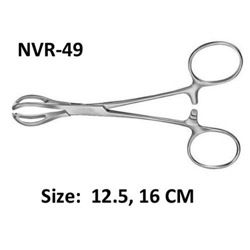 Stainless Steel Intestinal Forceps, Size : 12.5, 16 cm