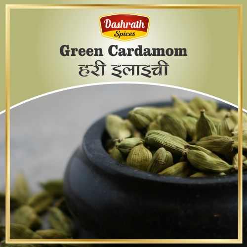 Dashrath Spices Green Cardamom, for Cooking, Food Medicine, Packaging Type : Plastic Packet