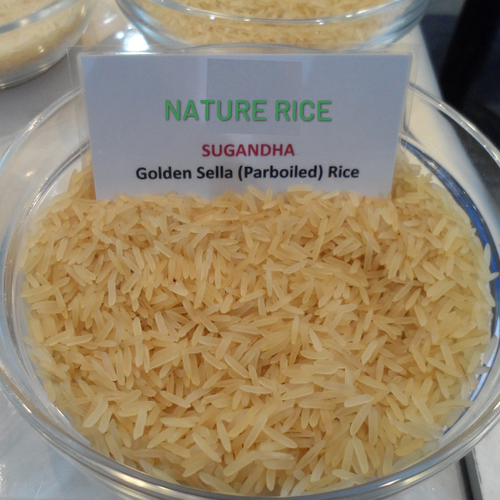 Hard sugandha golden sella rice, Certification : APEDA, FSSAI, ISO 9001:2008