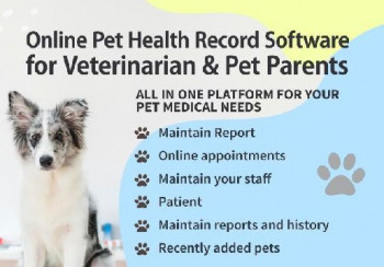 Veterinary management software